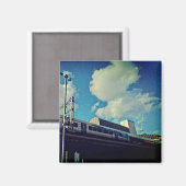 Aimant Regarde vers le train (Recto/Verso)