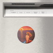 Aimant Regarder l'aimant d'art de la sirène du soleil cou (In Situ (Lave-vaisselle))