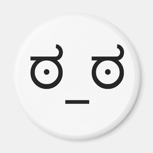 Aimant Regardez la désapprobation. (Devant)