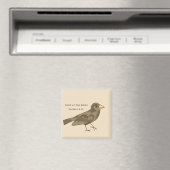Aimant Regardez l'aimant d'oiseaux (In Situ (Lave-vaisselle))
