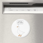 Aimant Regardez Tous Ces Poulets Drôle Mème D'Oie De Miel (In Situ (Lave-vaisselle))