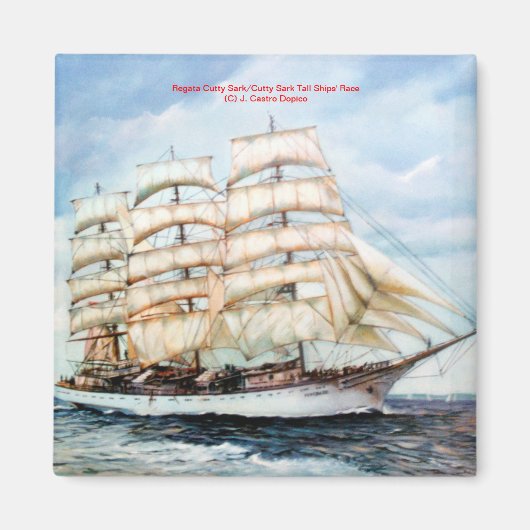 Aimant Regata Cutty Sark (Devant)