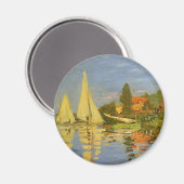 Aimant Regatta à Argenteuil par Claude Monet (Recto/Verso)