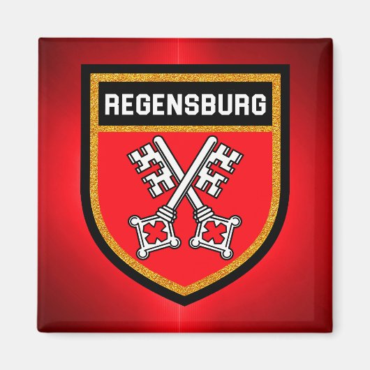 Aimant Regensburg Flag (Devant)