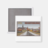 Aimant Regensburg - Vue de Steinerne Brücke (Recto/Verso)