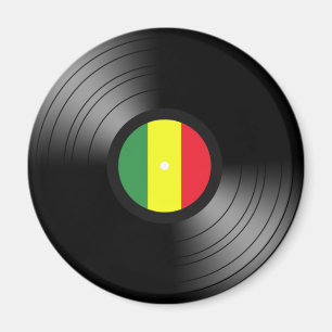 Aimant Reggae de vinyle