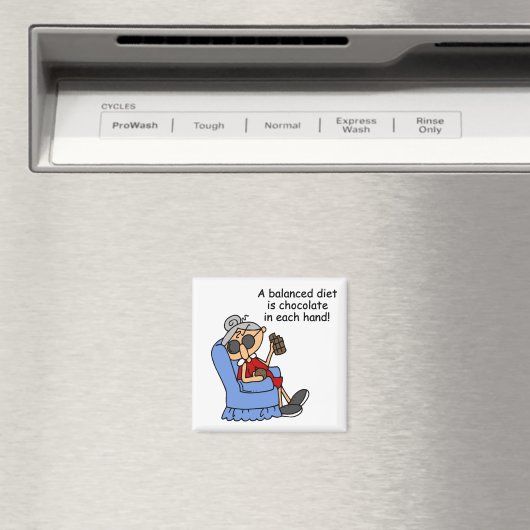 Aimant Régime équilibré de chocolat (In Situ (Lave-vaisselle))