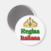 Aimant Régina italienne (reine italienne) (Recto/Verso)