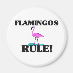 Aimant Règle de FLAMANTS ROSES !