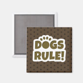 Aimant Règle des chiens (Recto/Verso)