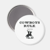 Aimant Règle des cowboys TEE (Recto/Verso)