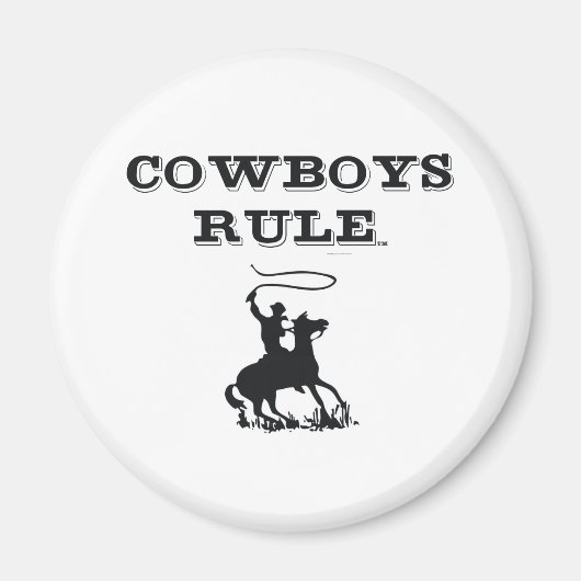 Aimant Règle des cowboys TEE (Devant)