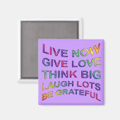 Aimant Règles De Vie (Recto/Verso)