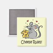 Aimant Règles du fromage (Recto/Verso)