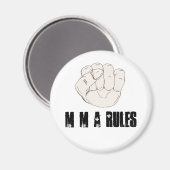 Aimant Règles mixed martial art (Recto/Verso)