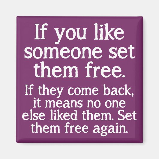 Aimant Réglez-Les Gratuitement Amusant Frigo Réfrigérateu (Devant)