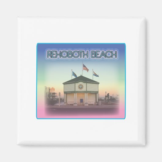 Aimant Rehoboth Beach Delaware - Rehoboth Ave Scene (Devant)