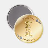 Aimant Reiki Símbolo para terapeutas y practicantes (Recto/Verso)