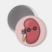 Aimant Rein mignon - Biologie humaine (Recto/Verso)