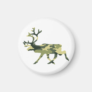Aimant Reindeer / Caribou Woodland Camouflage / Camo