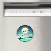 Aimant Reindeer Flying Sleigh (In Situ (Lave-vaisselle))