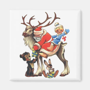 Aimant Reindeer Père Noël