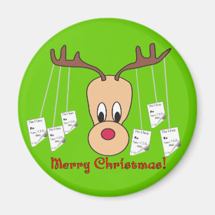 Aimant Reindeer Pharmacie Joyeux Noël
