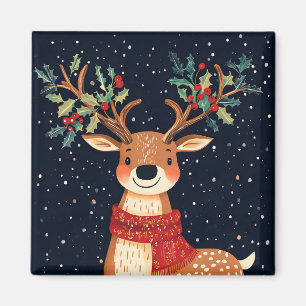 Aimant Reindeer Starry Noël Twinkle soir
