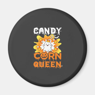Aimant Reine de Bonbons Corn Halloween Fantômes Chauves-S