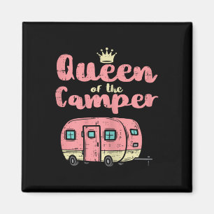 Aimant Reine De La Caravane Camping Car Camping Remorque