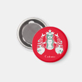 Aimant Reine de la couronne étoilée Sirène Thunder_Cove (Recto/Verso)