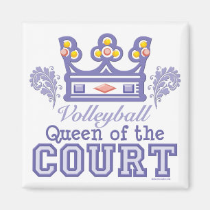 Aimant Reine de l'aimant de carré de volleyball de cour
