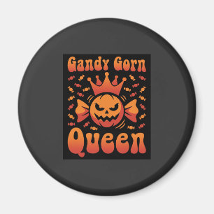 Aimant Reine de maïs de bonbons d'Halloween Design Vector