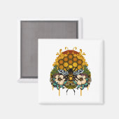 Aimant Reine des abeilles (Recto/Verso)