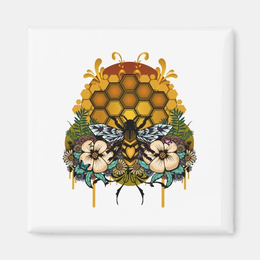 Aimant Reine des abeilles (Devant)