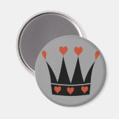 Aimant Reine des Coeurs (Recto/Verso)