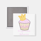 Aimant reine des cupcakes (Recto/Verso)