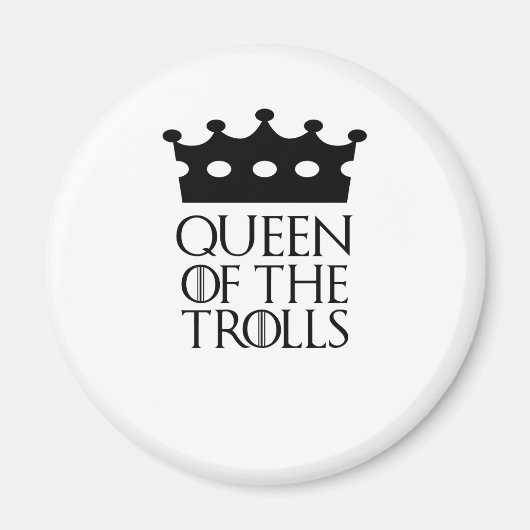 Aimant Reine des Trolls, #Trolls (Devant)