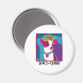 Aimant Reine du Chihuahua (Recto/Verso)