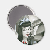 Aimant "Reine du ciel" (Recto/Verso)