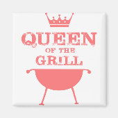 Aimant Reine Du Grill, Rose (Devant)