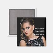 Aimant Reine du Pageant (Recto/Verso)