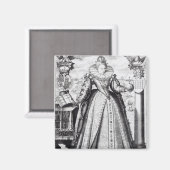 Aimant Reine Elizabeth I 1596 (Recto/Verso)