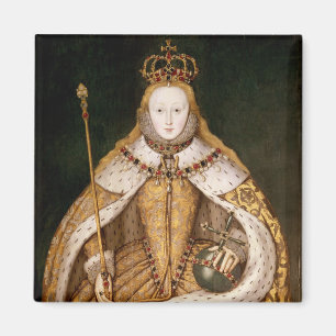 Aimant Reine Elizabeth I à Coronation Robes