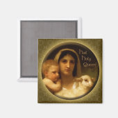 Aimant Reine Sainte de Hail (Recto/Verso)