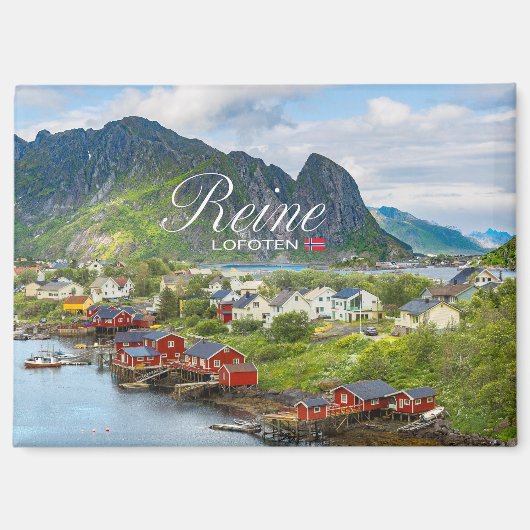 Aimant Reine sur les Lofoten (Recto)