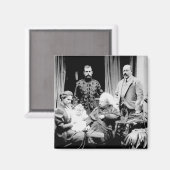 Aimant Reine Victoria, tsar Nicholas II (Recto/Verso)