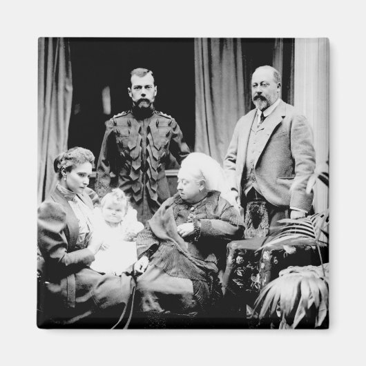 Aimant Reine Victoria, tsar Nicholas II (Devant)