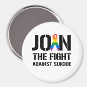 Aimant Rejoignez la lutte contre le suicide gay (Recto/Verso)
