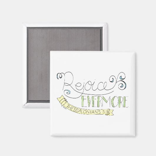 Aimant Réjouissez-vous toujours plus (Recto/Verso)